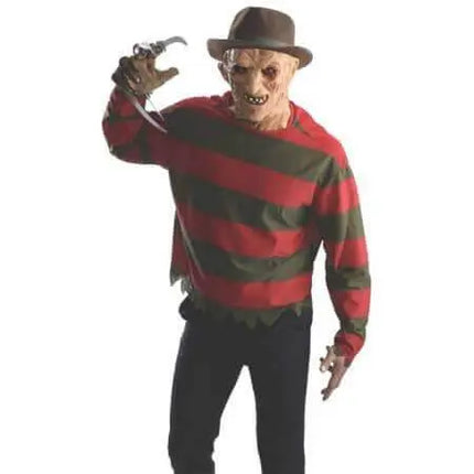 Freddy Krueger Shirt/Mask (X-large) - Party Expo