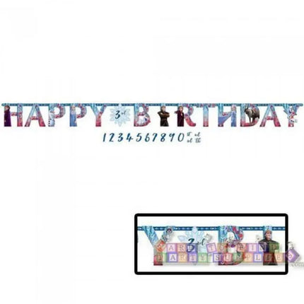Frozen 2 Jumbo Letter Banner - Party Expo