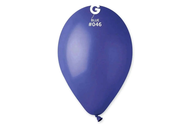 Gemar - 12" Blue Latex Balloons #046 (50pcs) Party Expo