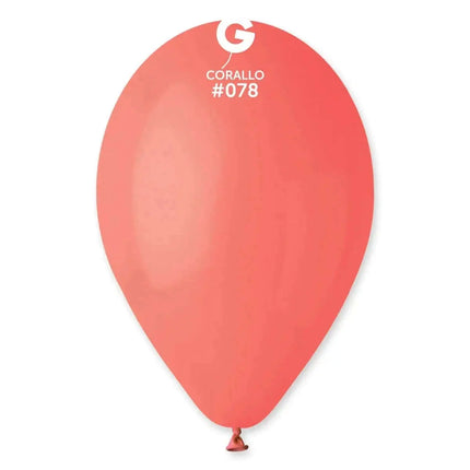 Gemar - 12" Corallo Latex Balloons #078 (50pcs) Party Expo