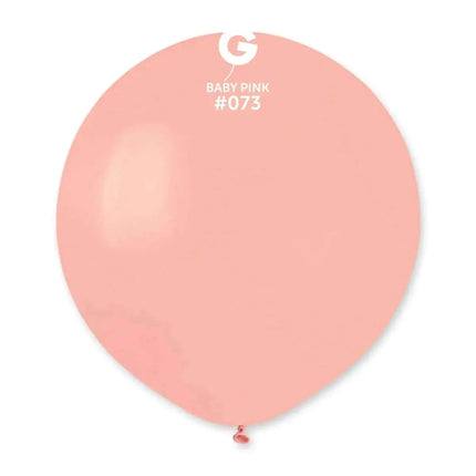 Gemar - 19" Baby Pink Latex Balloons #073 (25pcs) Party Expo