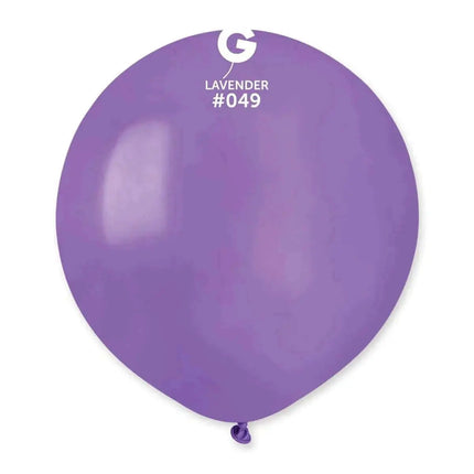 Gemar - 19" Lavender Latex Balloons #049 (25pcs) Party Expo