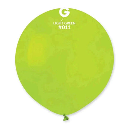 Gemar - 19' Light Green Latex Balloons #011 (25pcs) - Party Expo