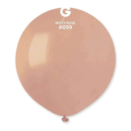 Gemar - 19' Misty Rose Latex Balloons #099 (25pcs) - Party Expo