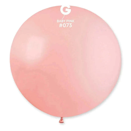 Gemar - 31" Baby Pink Latex Balloons #073 (1pc) Party Expo