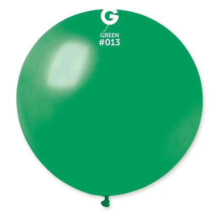 Gemar - 31" Green Latex Balloons #013 (1pc) Party Expo