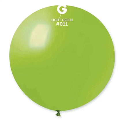 Gemar - 31" Light Green Latex Balloons #011 (1pc) Party Expo