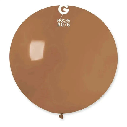 Gemar - 31" Mocha Latex Balloons #076 (1pc) Party Expo