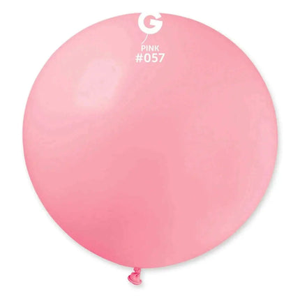Gemar - 31" Pink Latex Balloons #057 (1pc) Party Expo