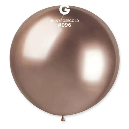 Gemar - 31" Shiny Rose Gold Latex Balloons #096 (1pc) Party Expo