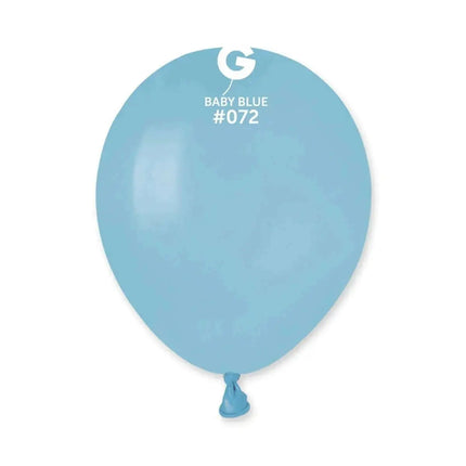Gemar - 5" Baby Blue Latex Balloons #072 (100pcs) Party Expo
