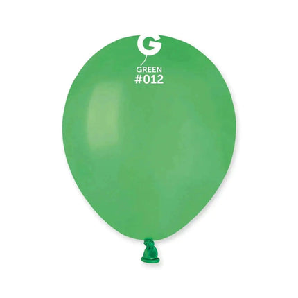 Gemar - 5" Green Latex Balloons #012 (100pcs) Party Expo