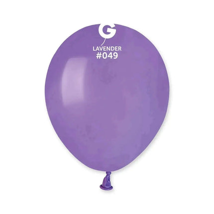 Gemar - 5" Lavender Latex Balloons #049 (100pcs) Party Expo