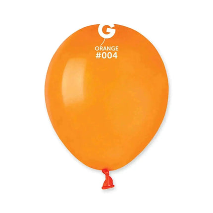 Gemar - 5" Orange Latex Balloons #004 (100pcs) Party Expo
