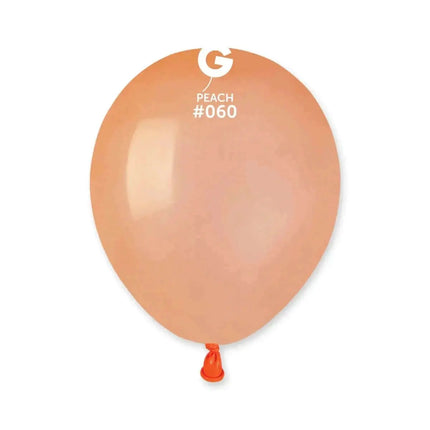 Gemar - 5" Peach Latex Balloons #060 (100pcs) Party Expo