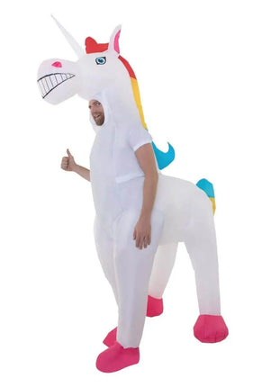 Giant Unicorn Inflatable - Adult - Party Expo