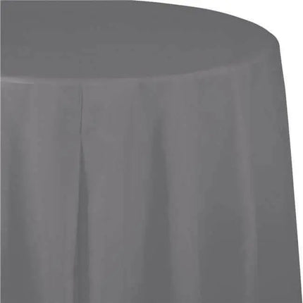Glamour Gray Octy Round Table Cover - Party Expo