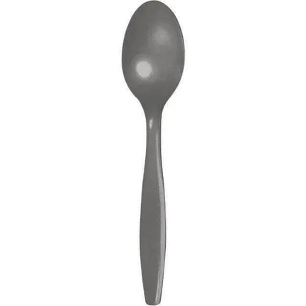 Glamour Gray Spoons - Party Expo