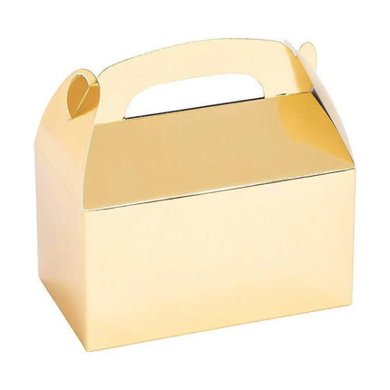 Gold Foil Treat Boxes ( 6 count) - Party Expo