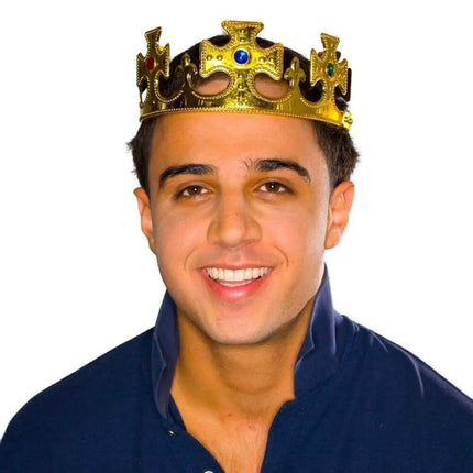 Gold Jeweled Crown - Party Expo