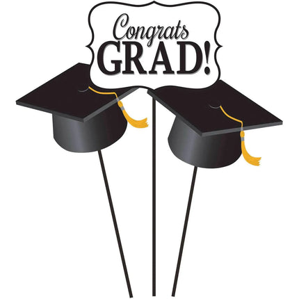 Graduation DIY Centerpiece Sticks (3pcs) - Party Expo