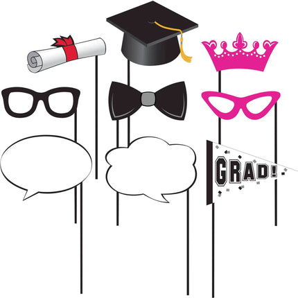 Graduation Photobooth Props - Party Expo