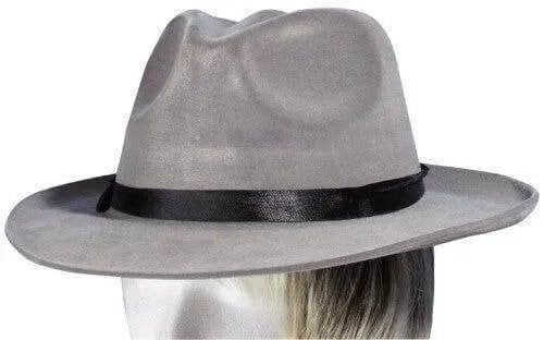 Gray Fedora Hat - Party Expo