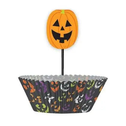 Halloween Pumpkin Faces Cupcake Kits - Party Expo