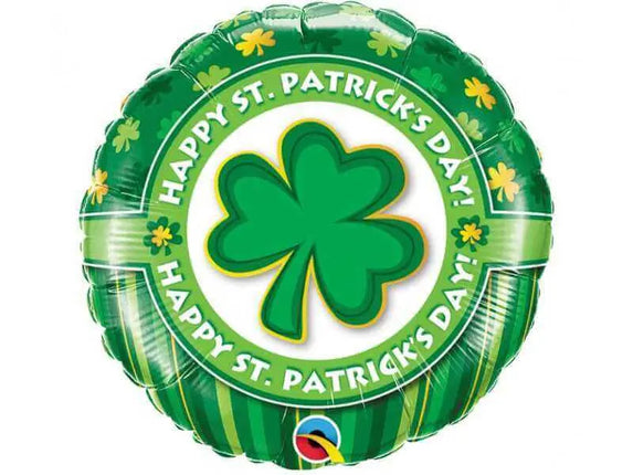 Qualatex - 18" Happy St. Patrick's Day Mylar Balloon #387 Party Expo