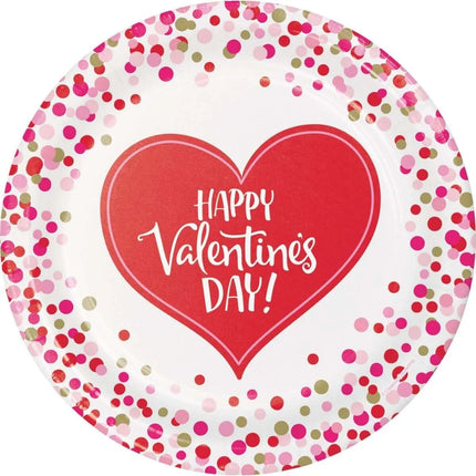 Happy Valentine's Day - 9" Dinner Plates Party Expo