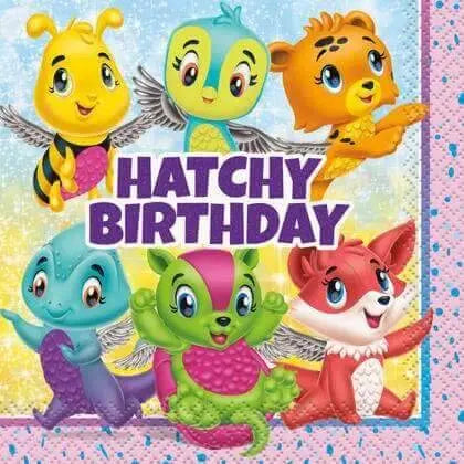 Hatchimals Bev Nap (16ct) - Party Expo