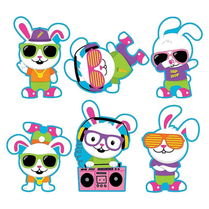 Hip Hop Bunny Cutouts - Party Expo