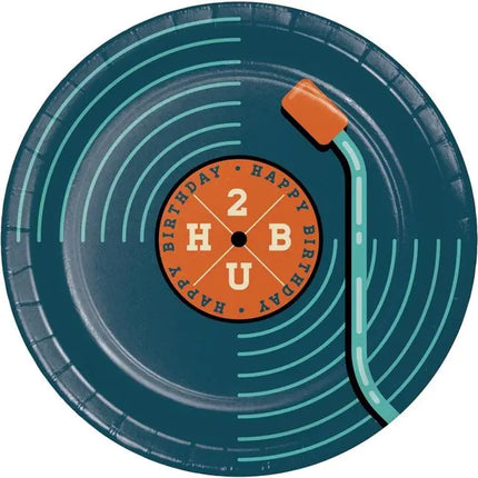 Hipster Birthday 7" Plate Party Expo