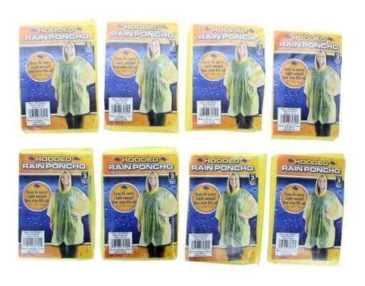 Hooded Rain Ponchos - Party Expo