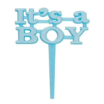 Baby Shower - "It’s A Boy" Blue Cake Picks Party Expo