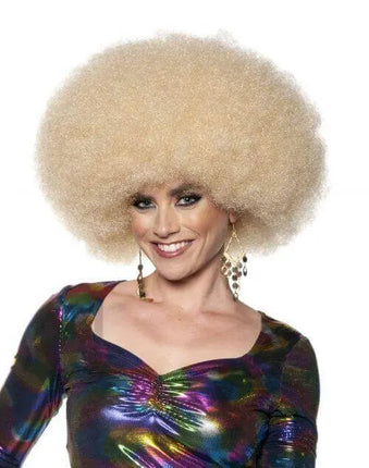 Jumbo Afro Wig - Blonde - Party Expo