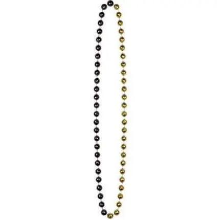 Jumbo Party Beads (Black And Gold) - Party Expo