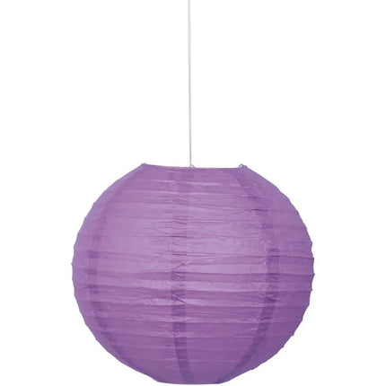 Lantern Round 10" Party Purple Party Expo