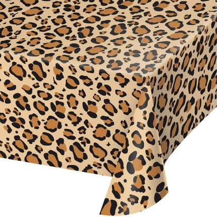 Leopard Plastic Tablecover - Party Expo