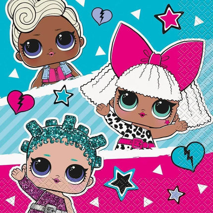 LOL Surprise! - Lunch Napkins (8ct) - Party Expo