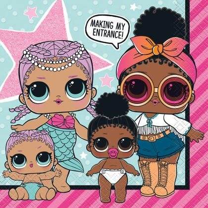 LOL Surprise! - Luncheon Napkins (16ct) - Party Expo