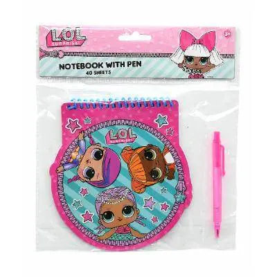 LOL Surprise! - Round Spiral Notebook with Pen - Party Expo