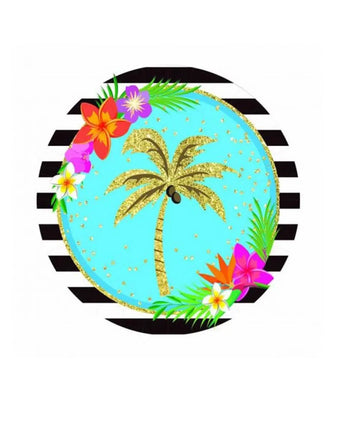 Luau - 9" Summer Paradise Plates (8ct) Party Expo