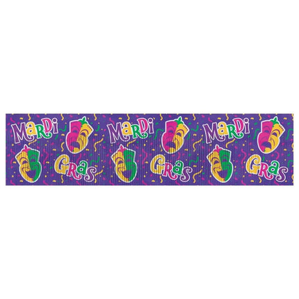 Mardi Gras Metallic Banner - Party Expo
