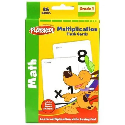 Math Education Toys - Playskool Multiplication Flash Card Set - Party Expo