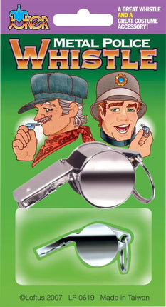 Metal Police Whistle - Party Expo