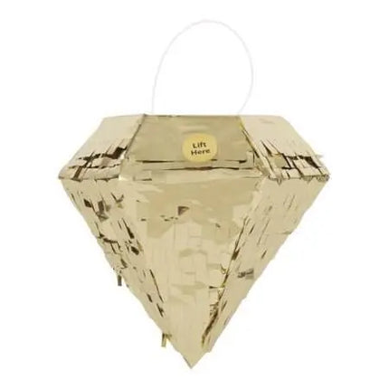 Mini Gold Diamond Pinata (1ct) - Party Expo