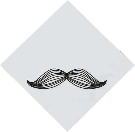 Mustache Party Lunch Napkins (16ct) - Party Expo