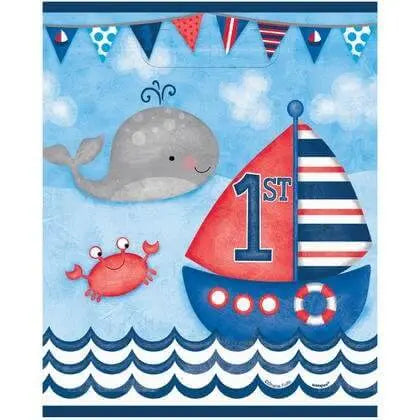 Nautical 1st Birthday Loot Bag - Party Expo