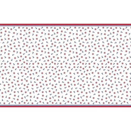 Nautical Plastic Tablecover - Party Expo